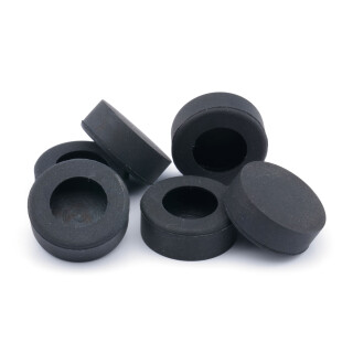 Rubber caps gummed case for Ø16 mm magnets and pot...