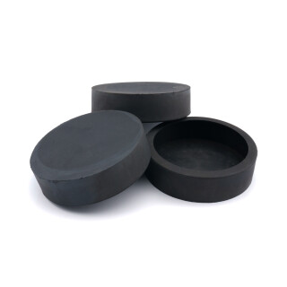 Rubber caps gummed case with edging for Ø75 mm...