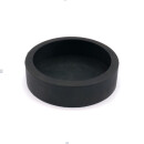 Rubber caps gummed case with edging for Ø75 mm magnets and pot magnets