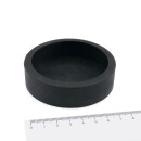 Rubber caps gummed case with edging for Ø75 mm magnets and pot magnets