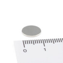 Neodymium Magnets Ø10x0,8 NdFeB N45 - pull force...