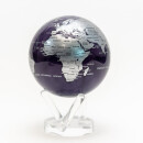 MOVA Globe Magic Floater Silver and Purple silently...