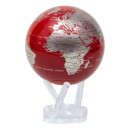MOVA Globe Magic Floater Silver and Red silently rotating...