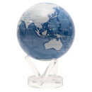 MOVA Globe Magic Floater Blue and White silently rotating...