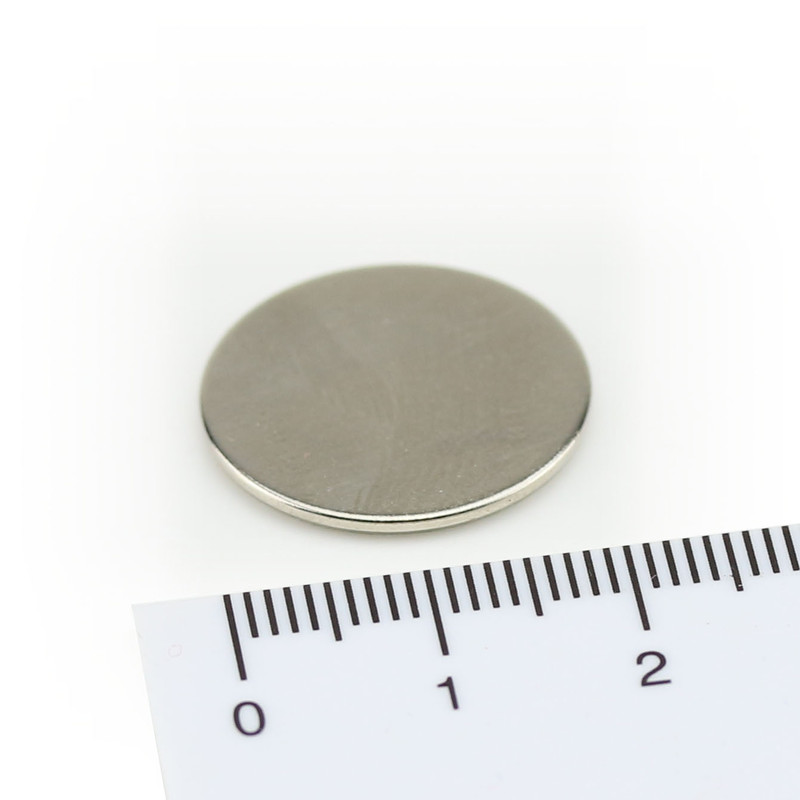 Selbstklebende Neodym Magnete N42 Ø20x1 mm NdFeB - 2,0kg