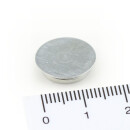 Memo magnet with steel case Ø 15 x 3,5 mm Neodymium