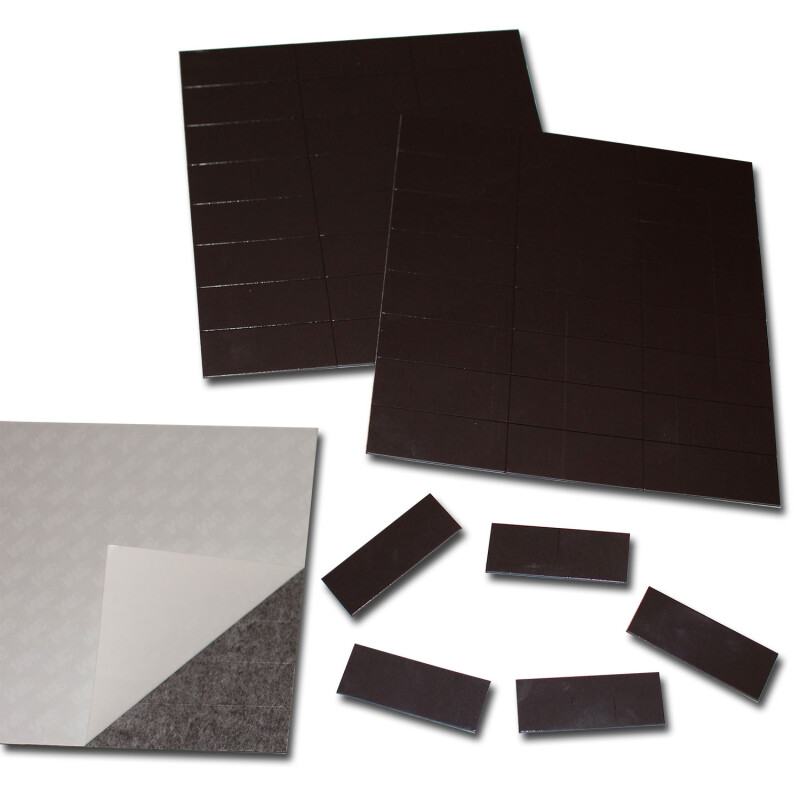 Magnet-Platte A4, selbstklebend, 1,2 mm stark, Magnetplättchen, Magnete, Bürobedarf, Schule