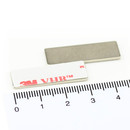 Neodymium Magnets 30x10x1 mm N40 - self-adhesive acrylic...