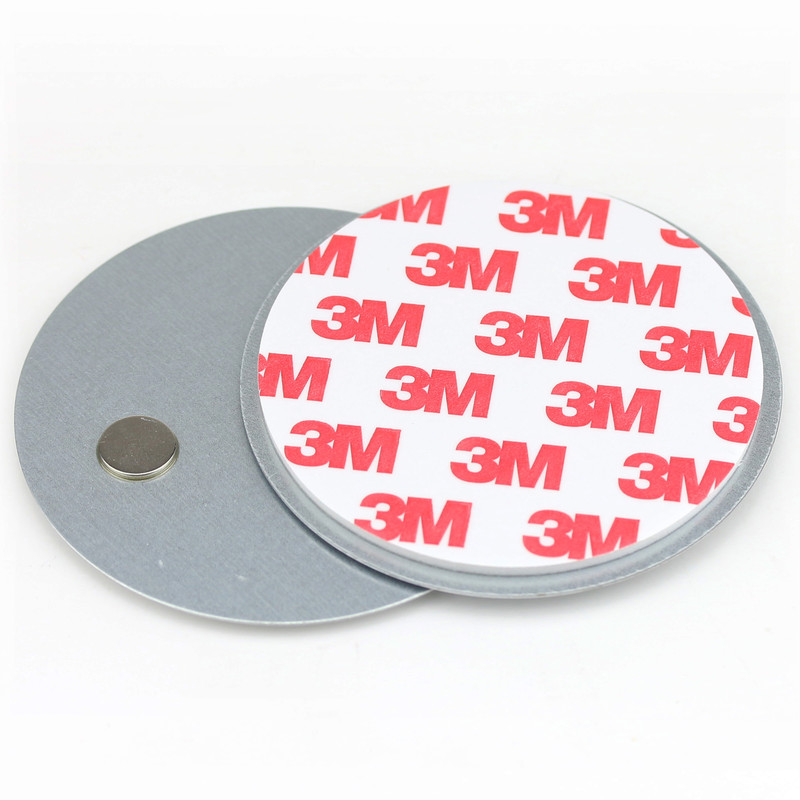 Magnetplatten mit 3M-Klebepads - Set mit 2 Stück 