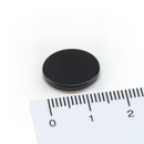 Neodymium Magnets Ø15x2 mm N40 Epoxy Black -...