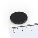 Neodymium Magnets Ø20x2 mm N40 Epoxy Black -...