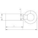 Neodym Bergemagnet Suchmagnet Angelmagnet Ø48 mm Haftkraft ca. 80 kg