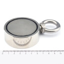 Neodymium Pot Fishing Magnet Ø67 mm Holding force ab. 150 kg