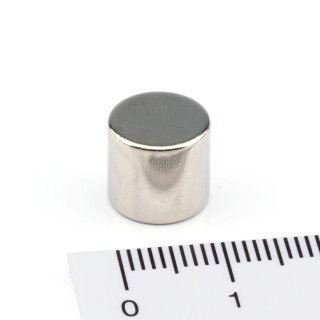 Neodym Magnete Ø10x9 mm NdFeB N45