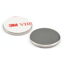 Metal plate self-adhesive acrylic foam Ø23x2 mm