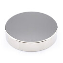 Neodymium flat pot magnets Ø55x12 mm