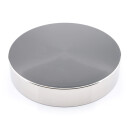 Neodymium flat pot magnets Ø90x18 mm