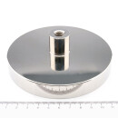 Neodym Flachgreifer Ø120x18 mm mit Gewindebuchse...