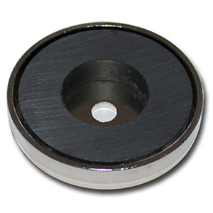 Neodym Magnet Gummiert Magnete mit Gewinde Bohrung Außengewinde bis 55KG  Stark