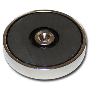 Neodym Magnete selbstklebend N40 Ø18x2 mm 2,5 kg Schwarz