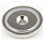 100 Magnet-Plättchen Magnetpunkte selbstklebend rund Ø 16mm x 0,9mm  Klebemagnete 4260284566630
